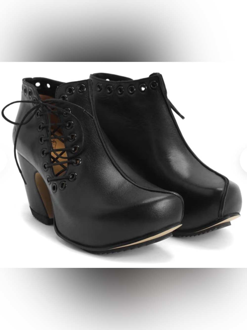 John Fluevog Venturous - Black Lds Size 8
